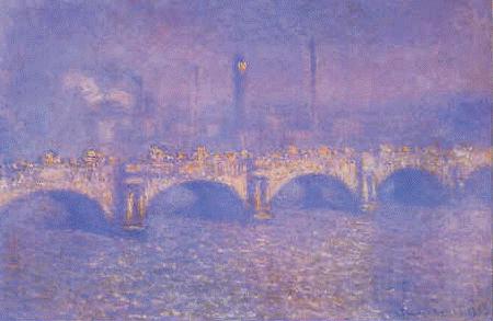 Claude Monet Waterloo Bridge France oil painting art